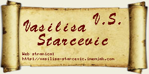 Vasilisa Starčević vizit kartica